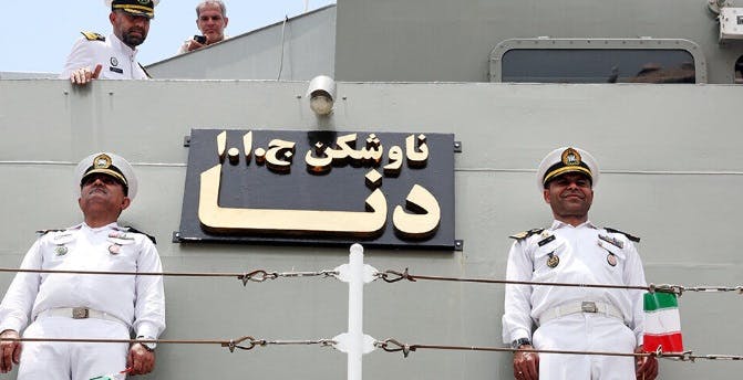 La marine iranienne reçoit le premier navire de renseignement électromagnétique